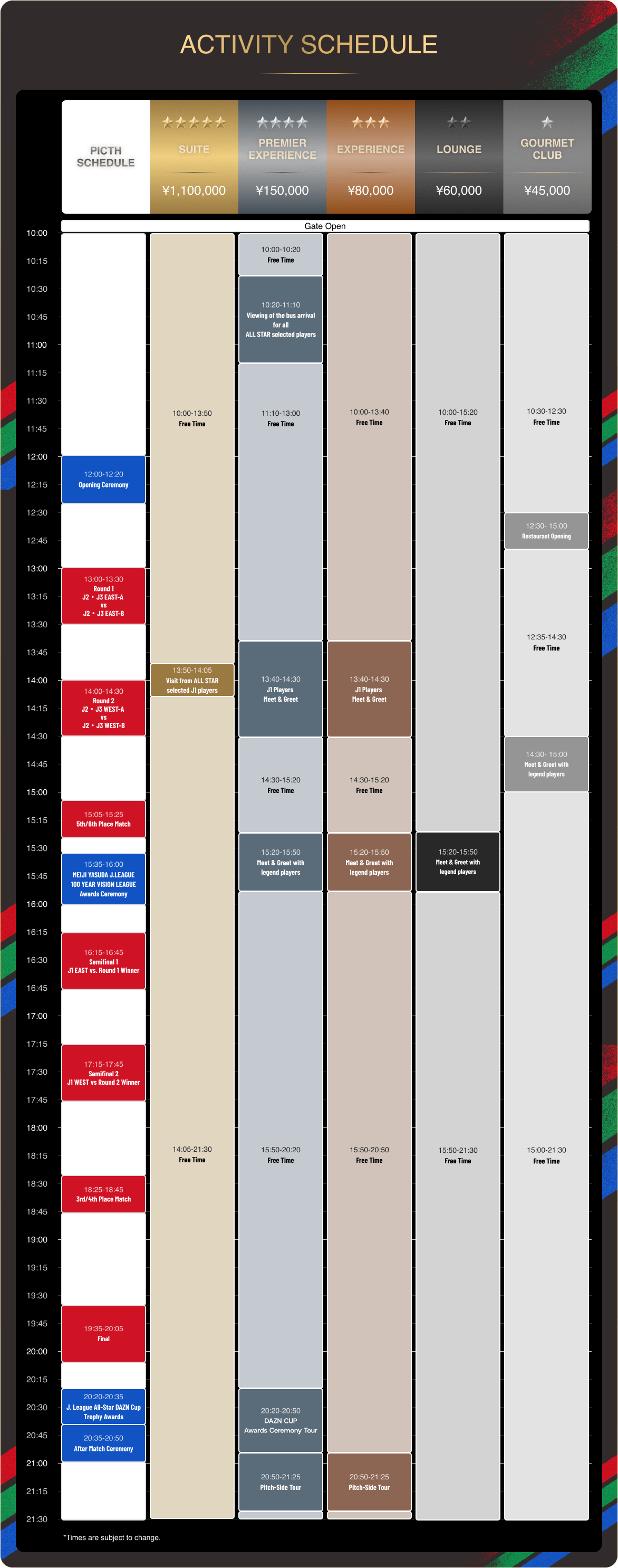 Activity Schedule