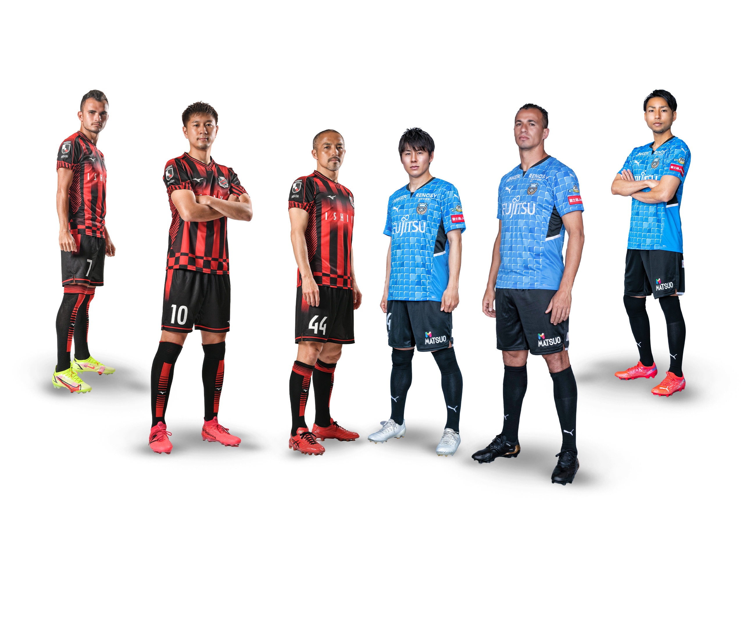 Hokkaido Consadole Sapporo and Kawasiki Frontale players in Thailand 1